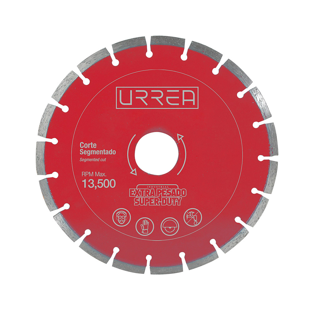 URREA DISCO DIAMANTE 7X2.6MMX7/8No.DDES7
