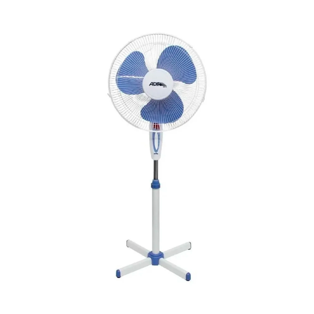 ADIR VENTILADOR PEDESTAL 16"  120V 60HZ 3ASPAS AZUL PLASTICO