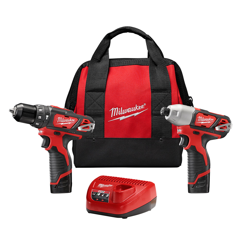 MILWAUKEE COMBO 2497-22 M12TALADRO 2408-20+LLAVE 2462-20