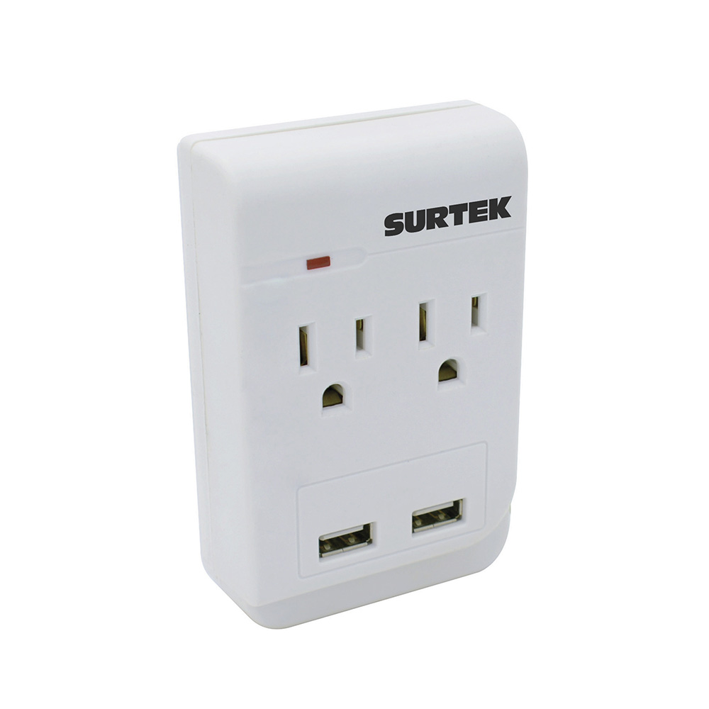 SURTEK MULTICONTACTO 136205 2 ENTRADAS + 2 ENTRADAS USB