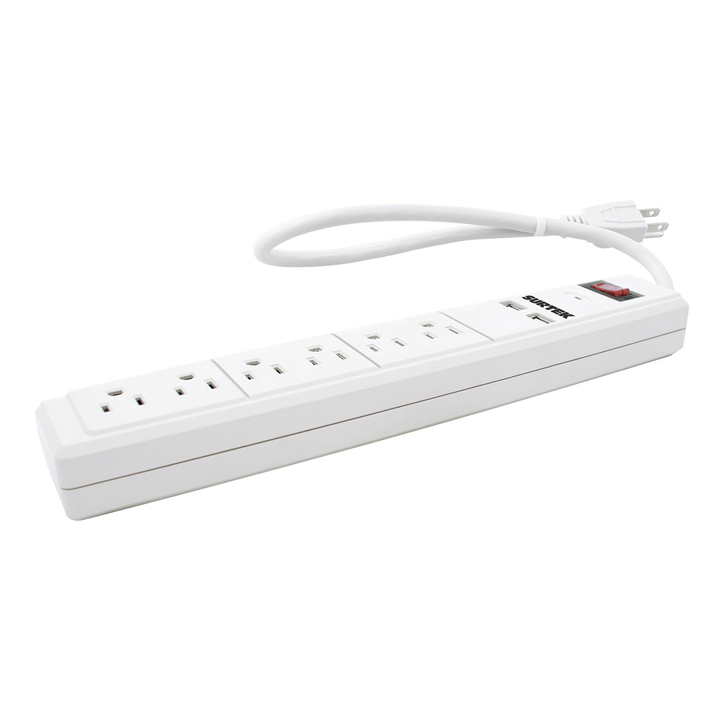 SURTEK MULTICONTACTO 136204 6 ENTRADAS + 2 ENTRADAS USB