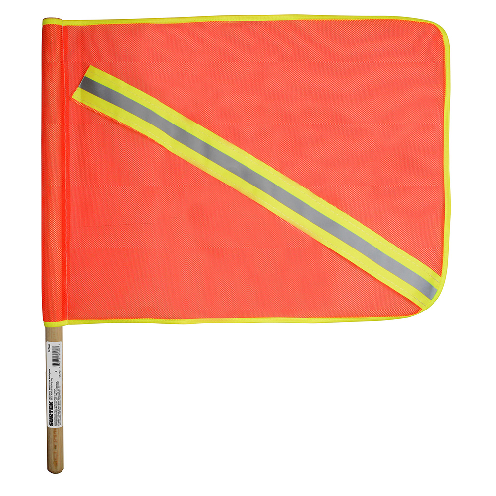 SURTEK BANDERIN MALLA 137606 60X53 NARANJA C/REFLEJANTE