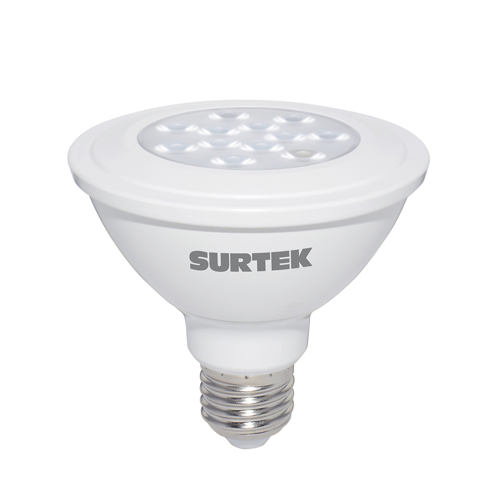 SURTEK FOCO LED 153095 12W PAR30 LUZ CALIDA