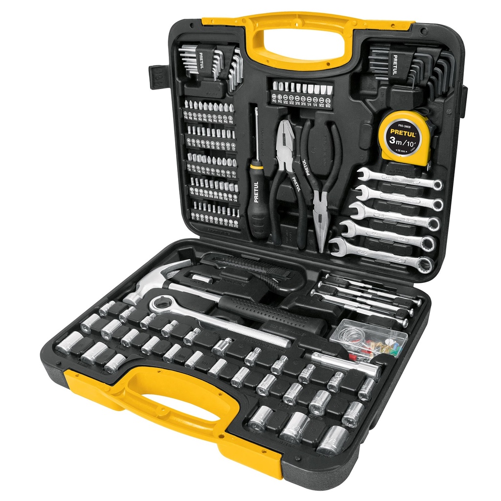 PRETUL SET DE HERRAMIENTAS SET-133 133PZ P/MECANICA