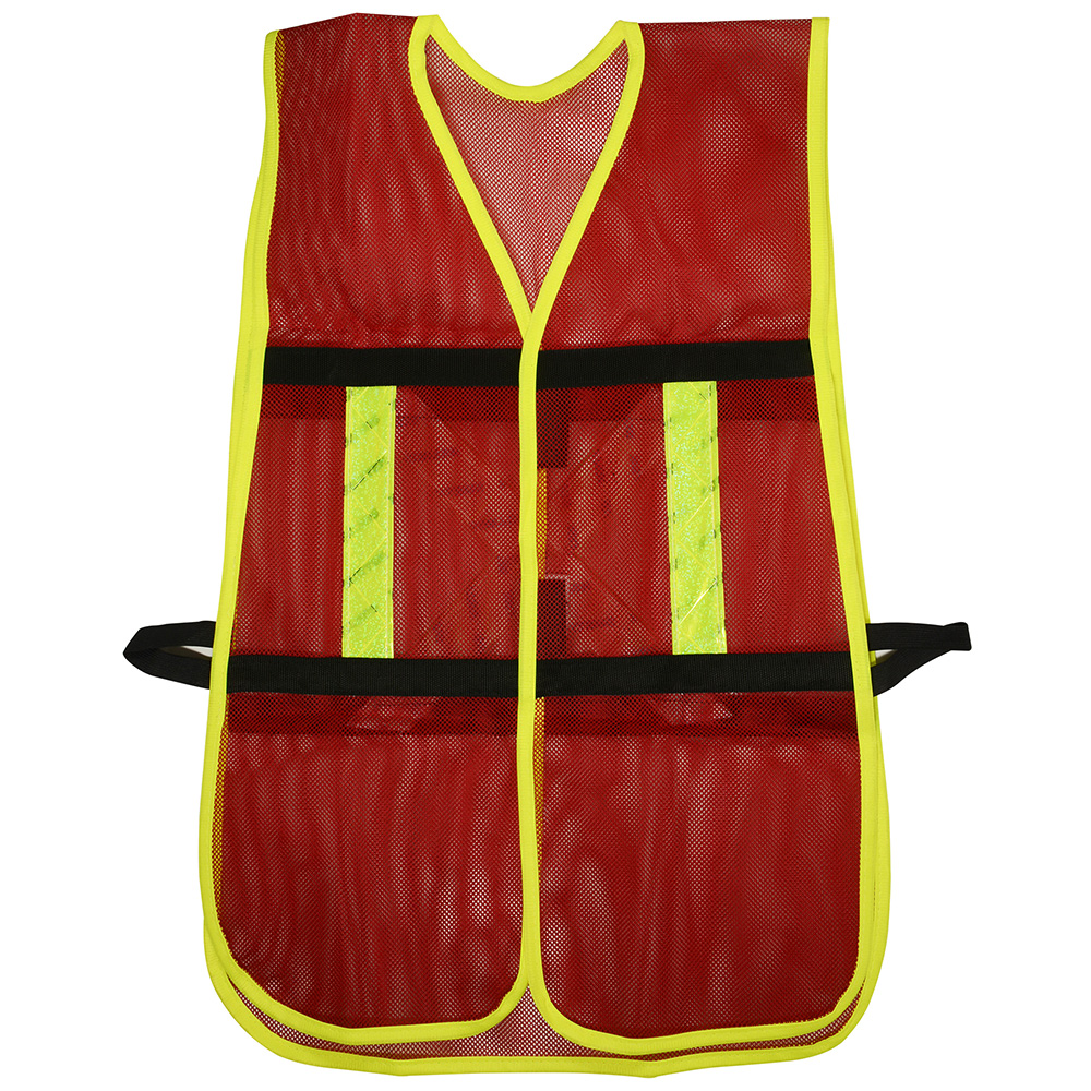 SURTEK CHALECO DE MALLA 137494 ROJO AJUSTABLE