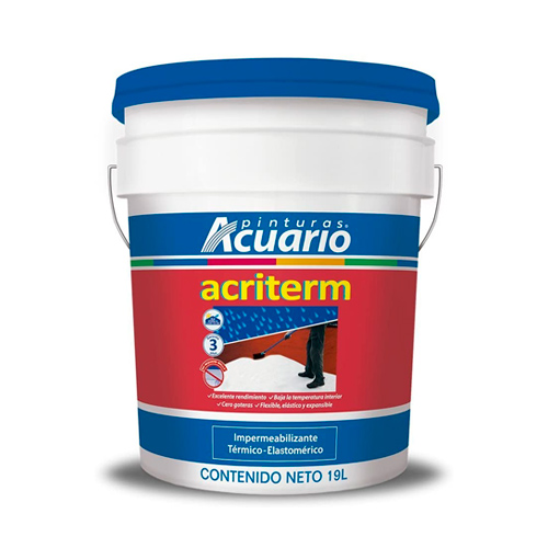 ACUARIO IMPERM ACRITERM       3AÑOS BLANCO 19LT