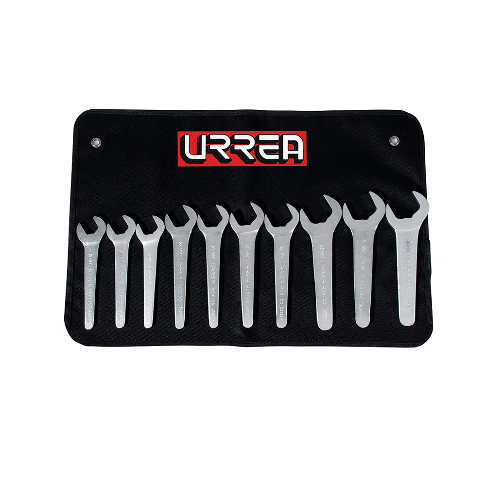 URREA JGO 10 LLAVES  U3500AMDE UNA BOCA 19 A 38MM