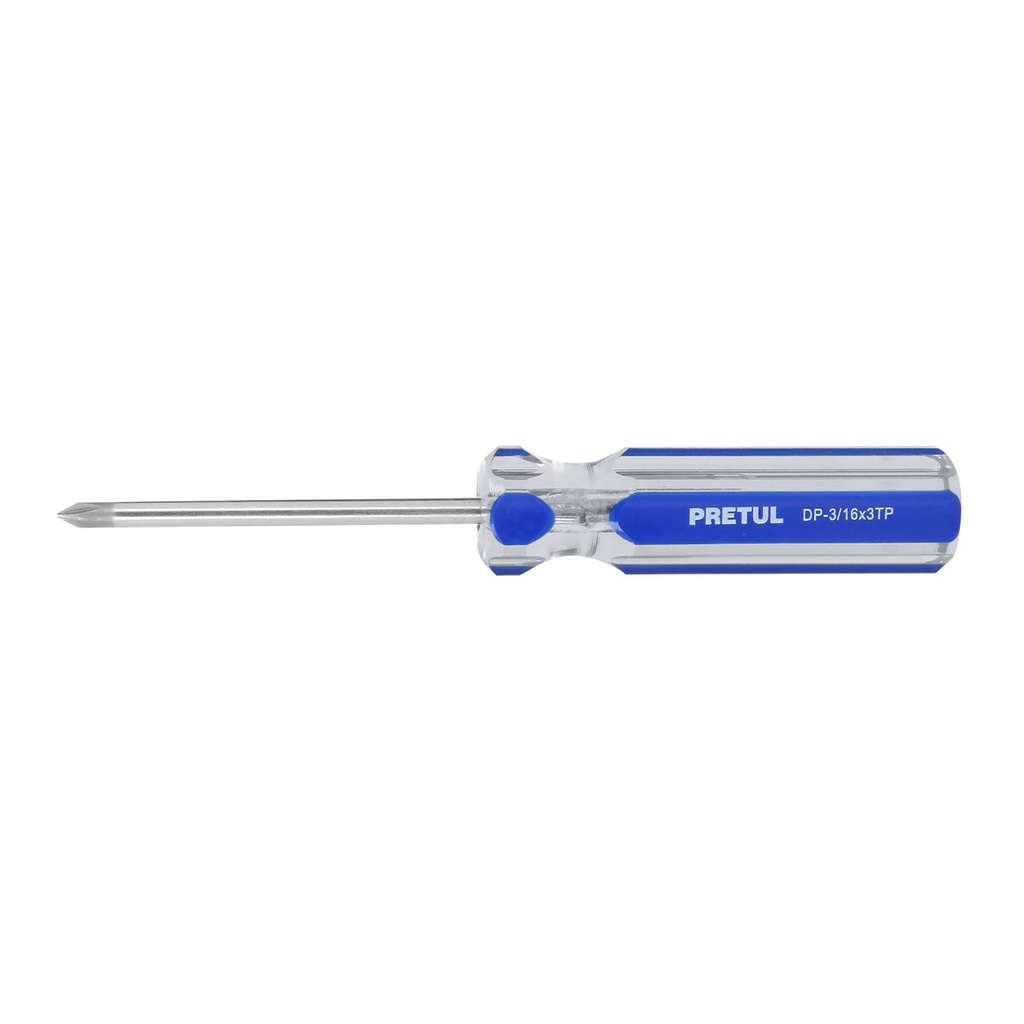 PRETUL DESARMADOR DP-3/16X3TP PTA PHILLIPS MGO PVC