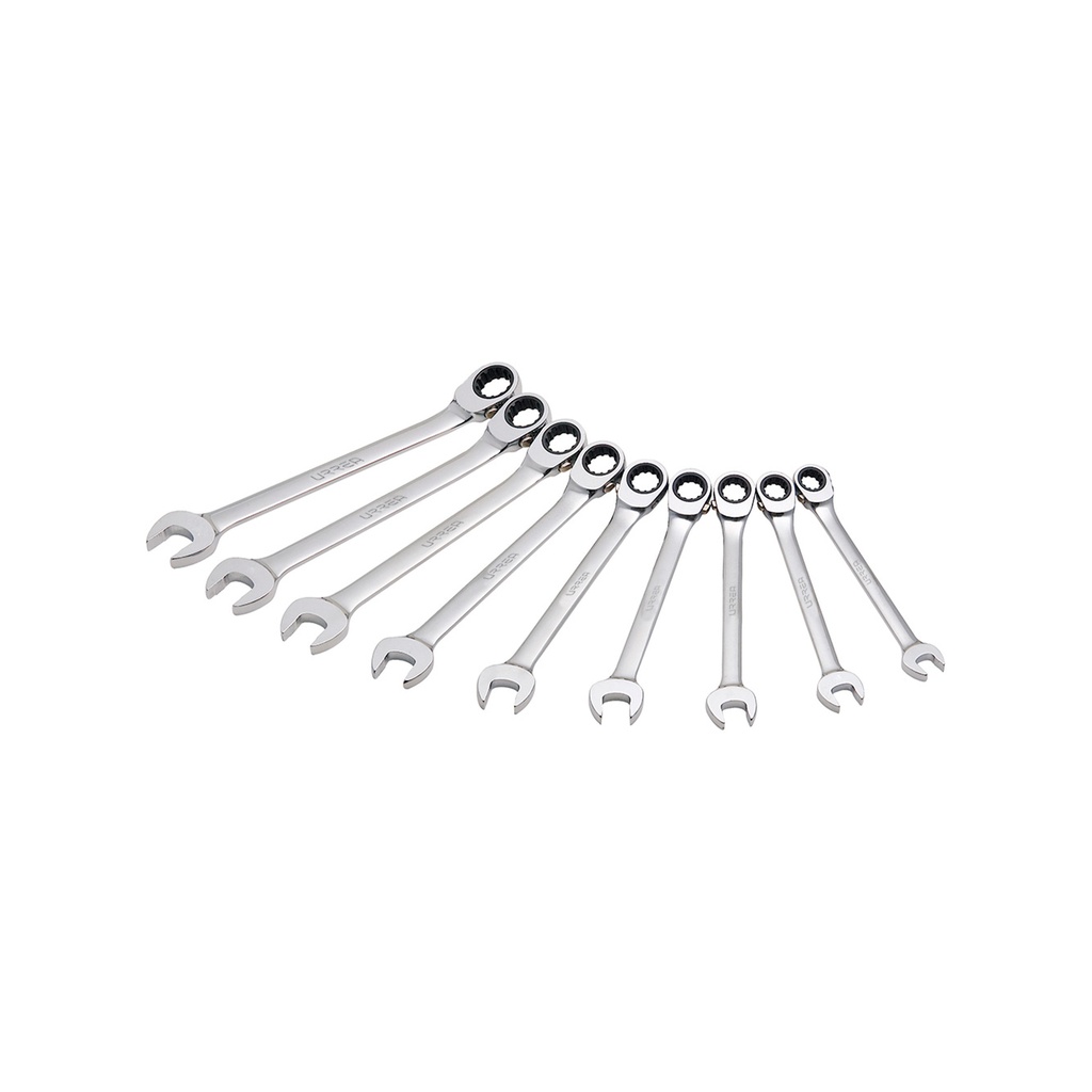URREA JGO 9 LLAVES D/MATRACA SPLINE EN PULGADAS