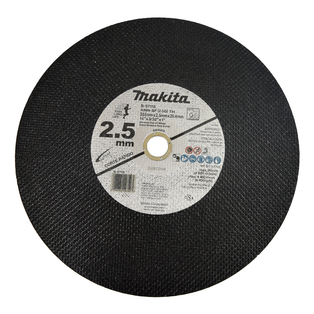MAKITA DISCOS B57118 14" CORTE ABRASIVO