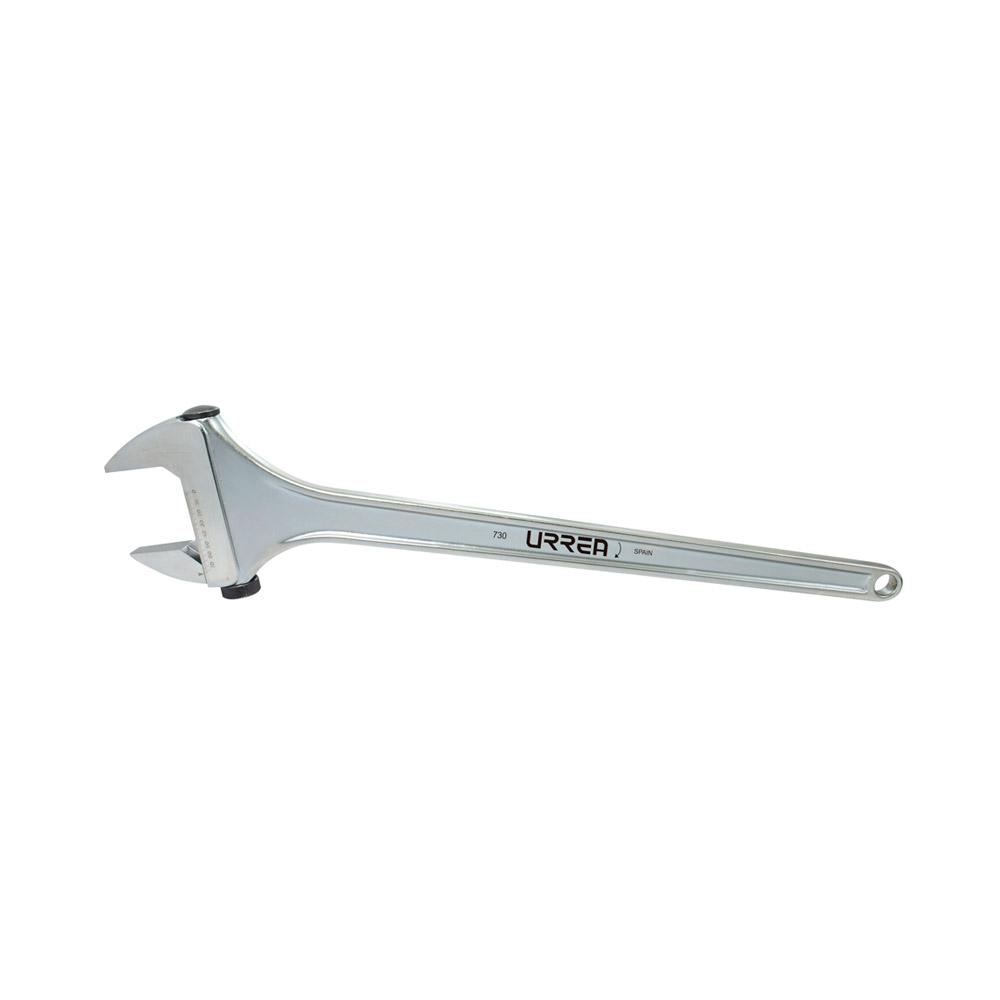 URREA LLAVE AJUSTABLE 730 30" APERTURA 3" CROMADA