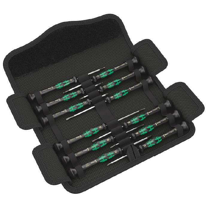 WERA JGO DESARMADORES 12PZ KRAFTFORM MICRO USO ELECT