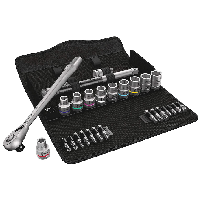 WERA JGO MATRACA1/2"+ACC 8100 SC11 28PZ  ZYKLOP MET SWITCH