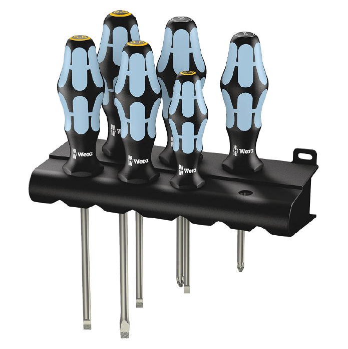 WERA JGO DESARMADORES 3334/6 6PZ ACERO INOX
