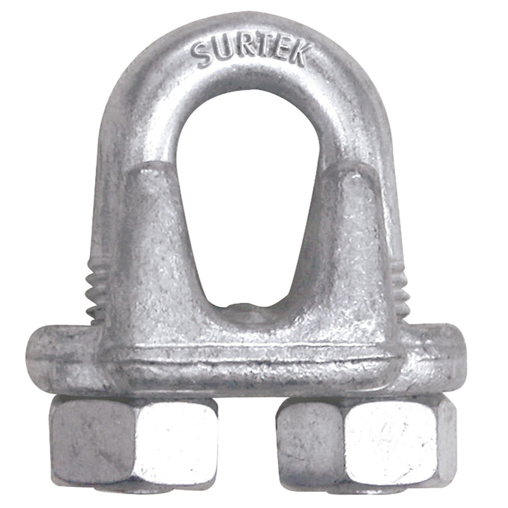 SURTEK PERRO PER5DF 3/8" DE ACEROFORJADO P/CABLE