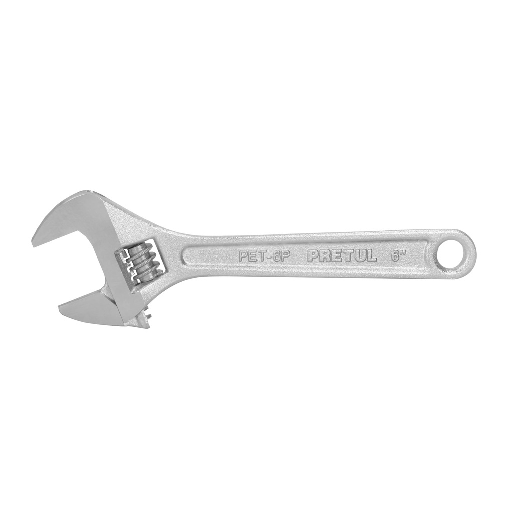 PRETUL LLAVE AJUSTABLE 6" 21814APERTURA 3/4" CROMADA