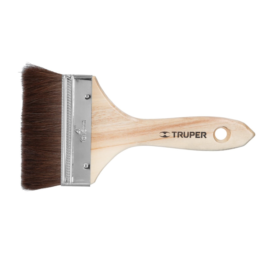 TRUPER BROCHA PELO DE CAMELLO  4" BRT-4C