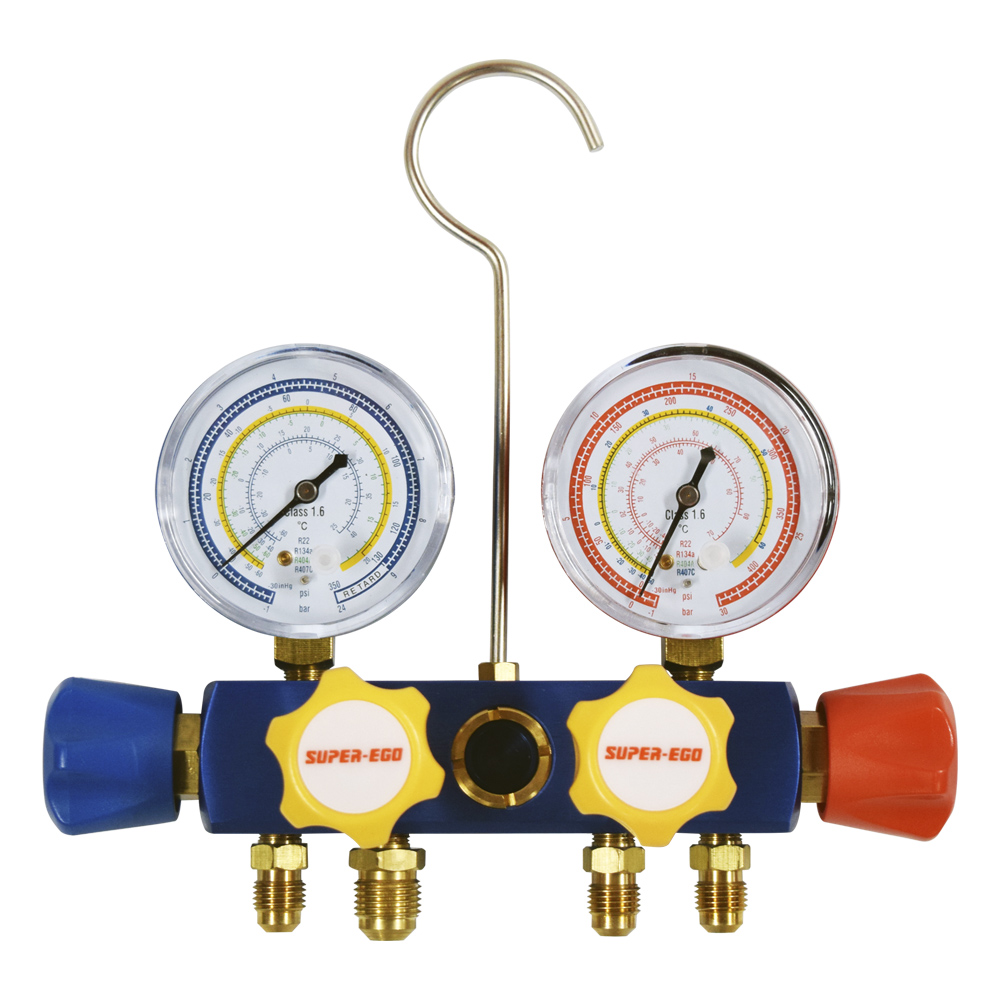 SUPER EGO MANOMETRO 4 VIAS SEGO MNFL41/4 SAE