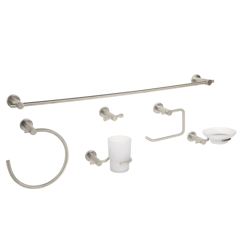 FOSET ACCESORIOS P/BANO ELA-7000N6PZ SATIN ELEMENT