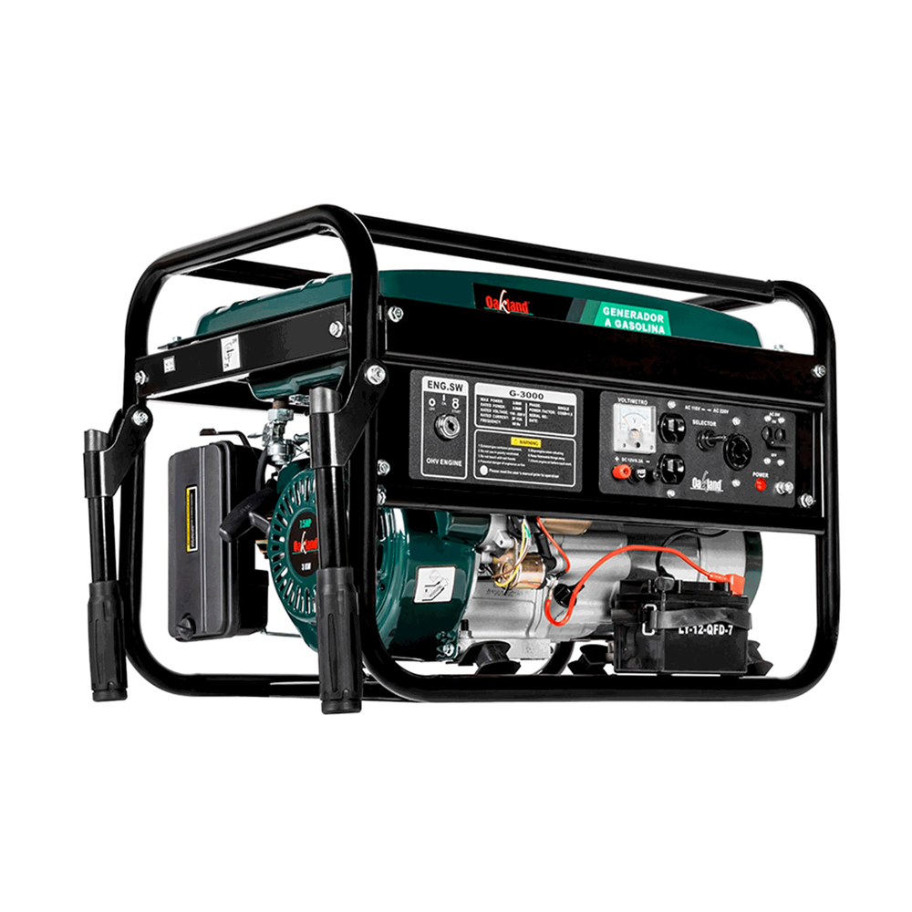 OAKLAND GENERADOR GASOLINA    3300-2800W ARRQ ELEC BI-VOLT