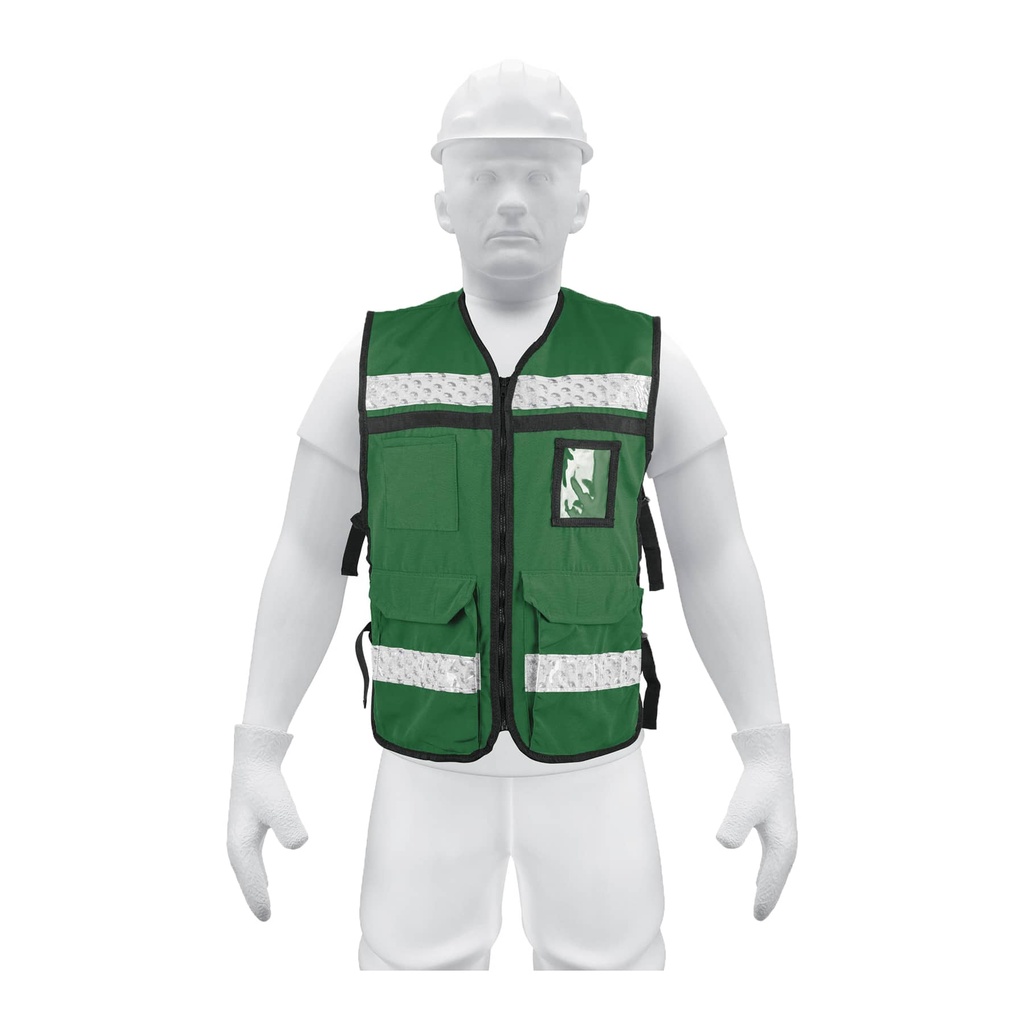 TRUPER CHALECO CHS-900V BRIGADISTA C/REFLEJANTE VERDE