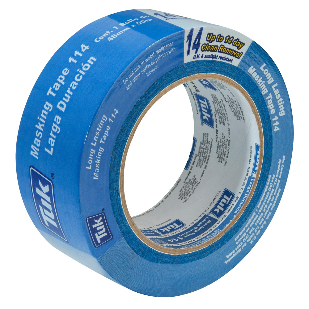 TUK CINTA MASKING TAPE        AZUL 2"X50M 114
