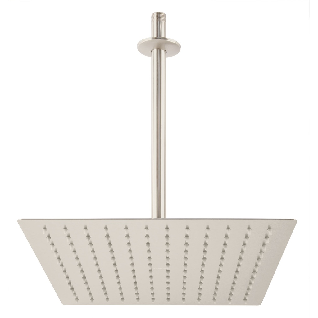 FOSET REGADERA R-312N 12" ACERO INOX C/BRAZO SATINADO