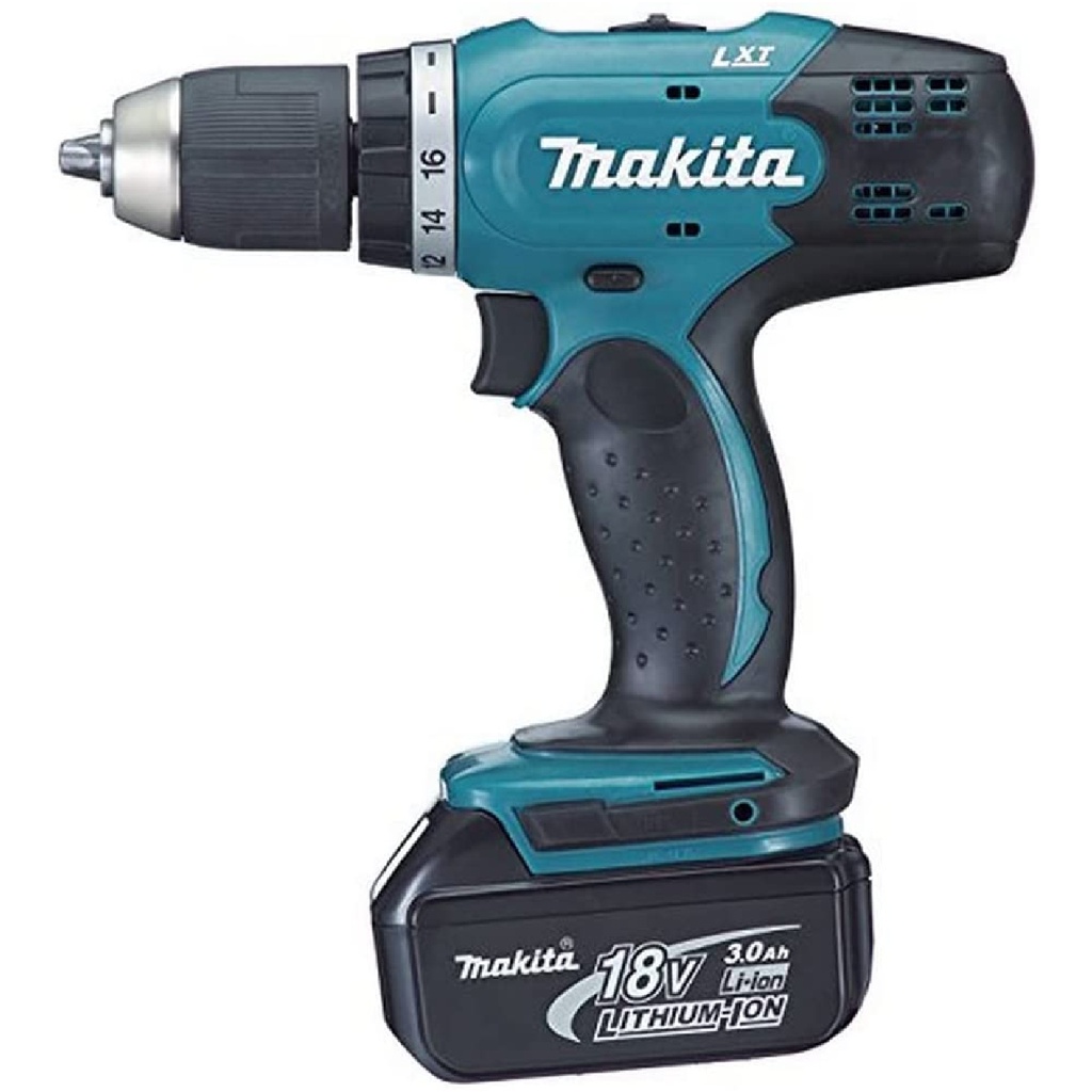 MAKITA TALADRO ATORNILLADOR 1/2" 18VDDF453SYE CARG/2 BAT