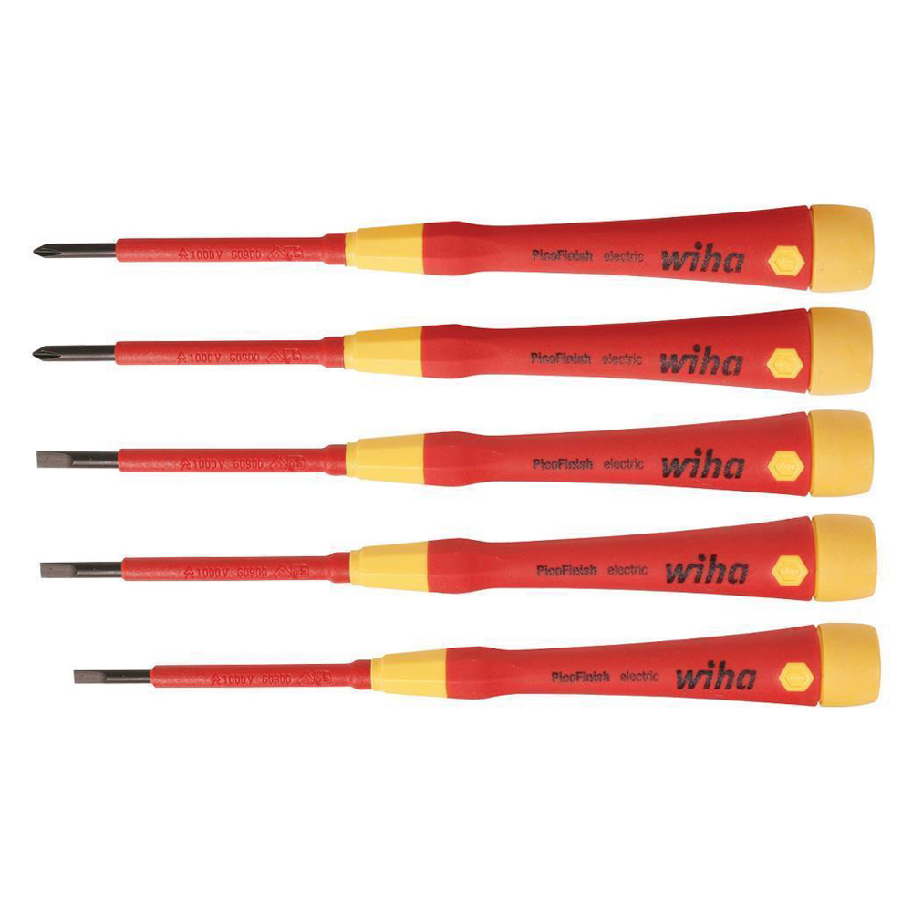 WIHA JG DESARMADORES PRECISIONAISLADOS 5PZ MIXTOS