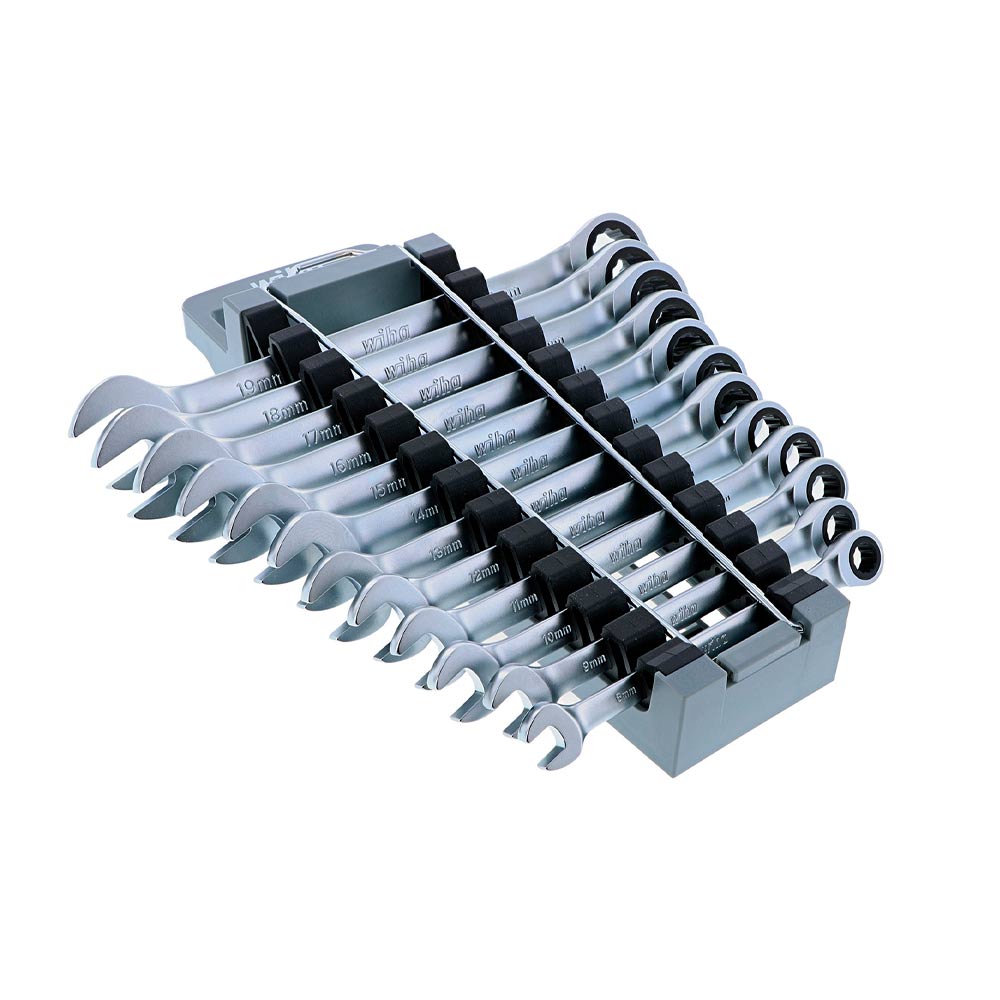 WIHA JGO LLAVES MIXTAS C/MATRACA 8MM A 19MM 12PZAS 30391