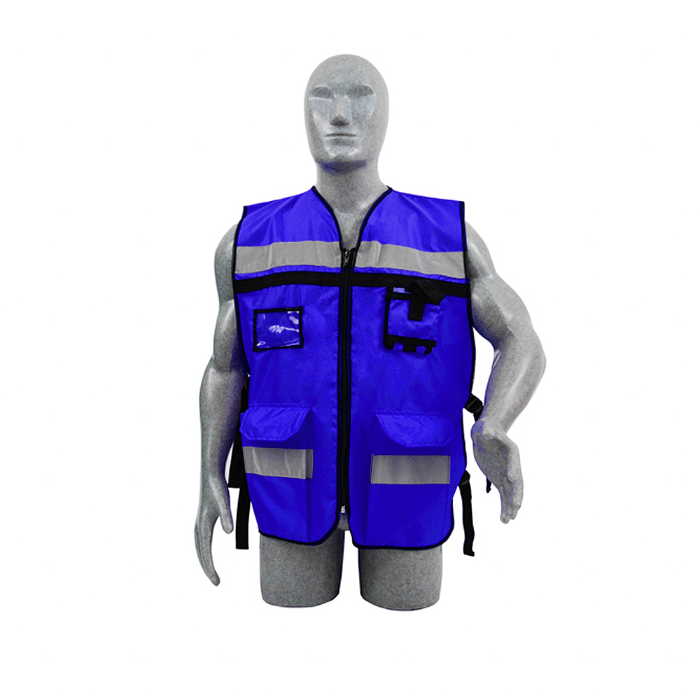 SURTEK CHALECO SEGURIDAD 137592 D/SUPERVISOR AZUL REY