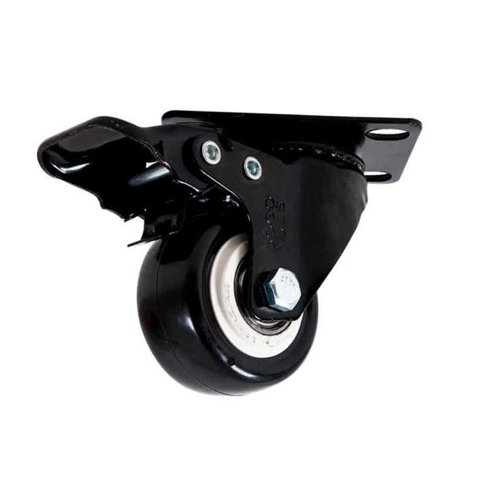 RODAJA GIRATORIA PVC NGA.     3" CON FRENO