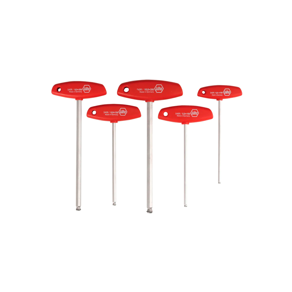 WIHA JGO LLAVE HEX T DE BOLA 54090 5 PZAS MAGIC RING