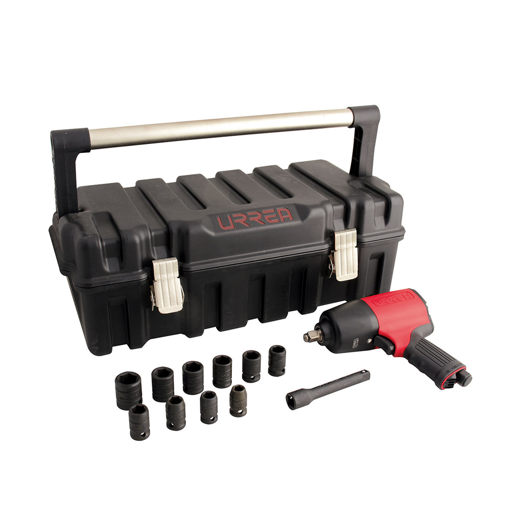 URREA JG PISTOLA NEUM 1/2" UPC731KM 13PZ METRICO