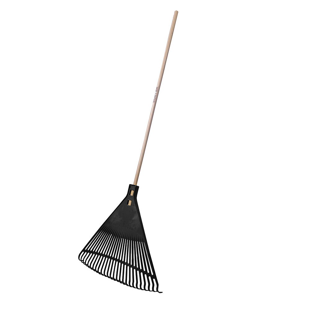SURTEK ESCOBA PLASTICA 132053 26D P/JARDIN NEGRA