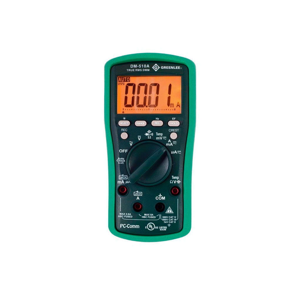GREENLEE  MULTIMETRO DIGITAL  DM-510A 14 FUNCIONES