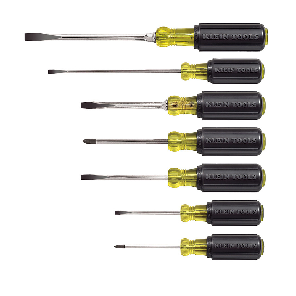 KLEIN TOOLS JGO DESARMADORES 85076 7PZMANGO ACOJINADO