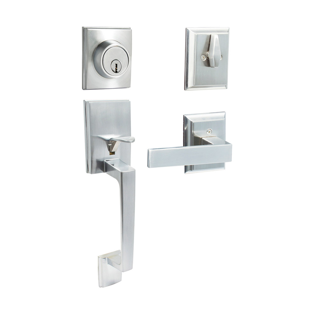 LOCK CERRADURA GATILLO        ENTRADA NIQUEL SAT KEYST SENC