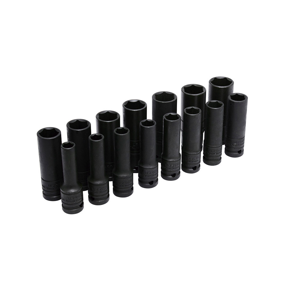 URREA JGO DADOS 10PZ 1/2"     IMPACTO MET PARED DELG 73214MD