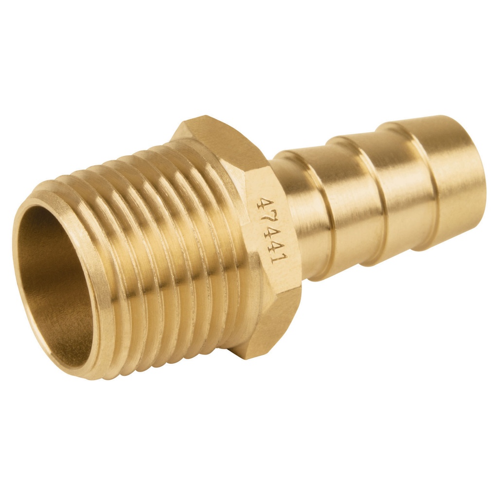NIPLE TERMINAL C/ESPIGA       P/GAS (3/8"X3/8")