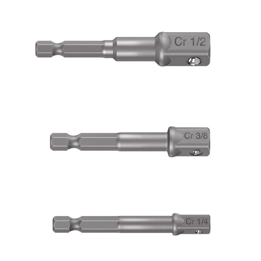 TRUPER JGO ADAPTADOR 3PZ      2-3/4" P/DADOS ADA-3