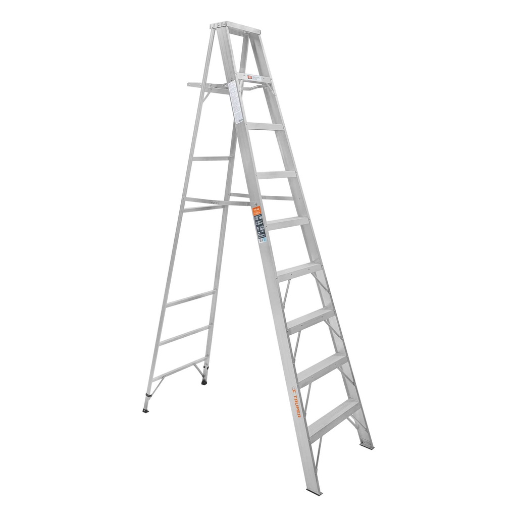 TRUPER ESCALERA D/TIJERA 8    ESC./9FT ALUM-T-II ESTA-28