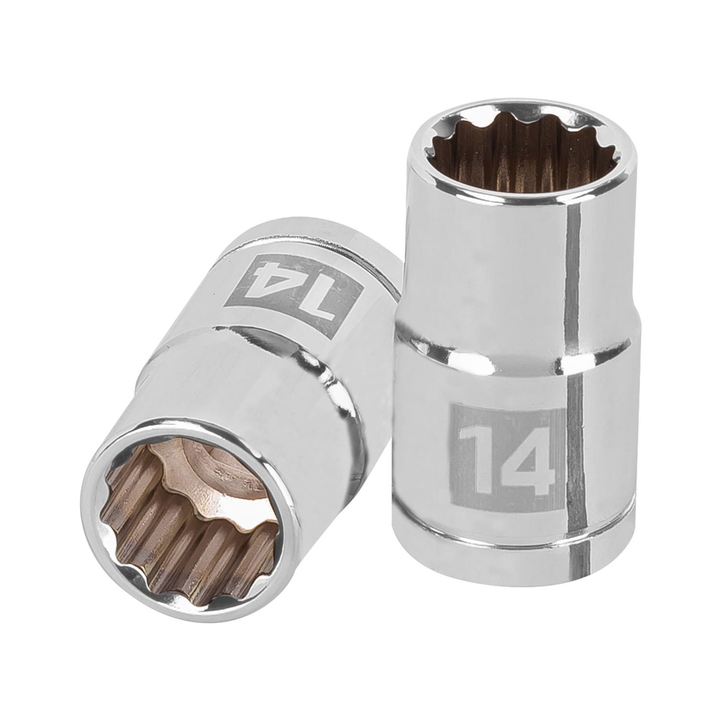 TRUPER DADO 12 PUNTAS D-1214-EM 14MMCUAD 1/2