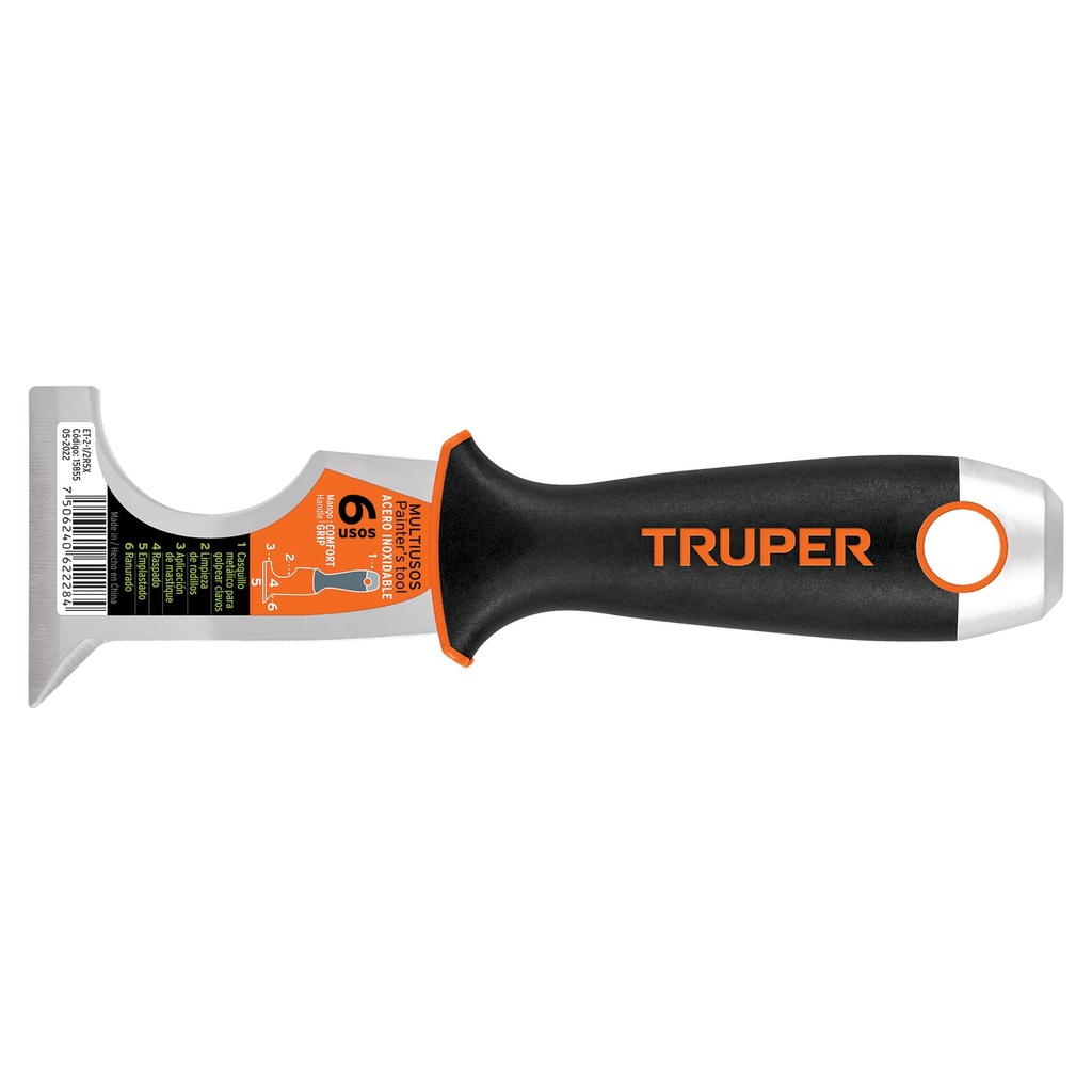 TRUPER ESPATULA RIGIDA ET-2-1/2R5XACERO