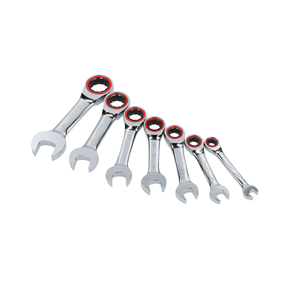 URREA JGO LLAVES COMBINADAS 12MS7 7PZ DE MATRACA FLEX