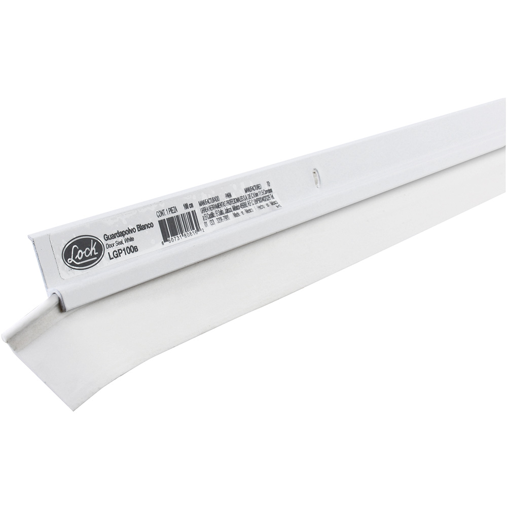 LOCK GUARDAPOLVO 100CM        BLANCO P/PUERTA FIJO LGP100B