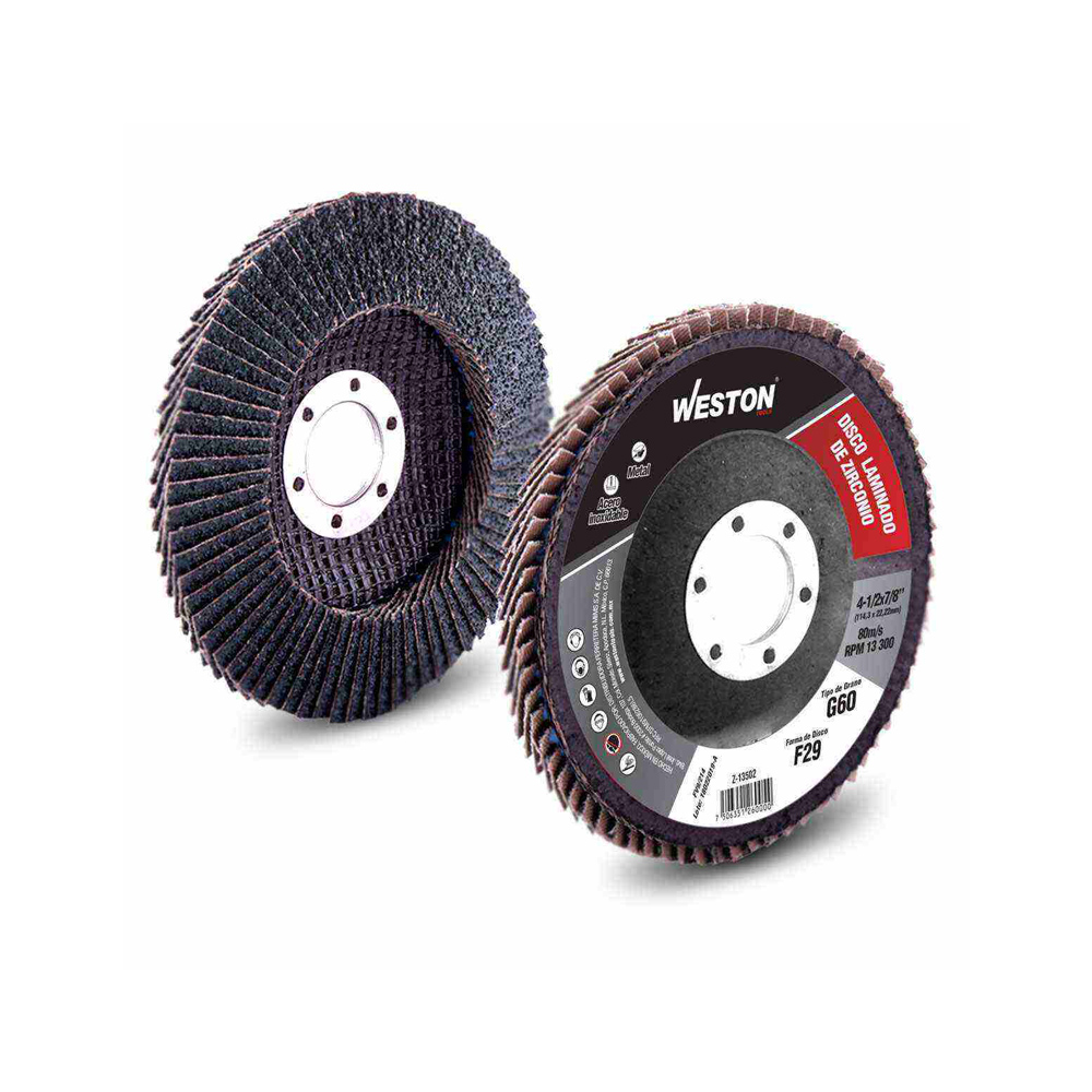 WESTON DISCO LAMINADO 4-1/2X7/8 G-60Z-13502  ZIRCONIO