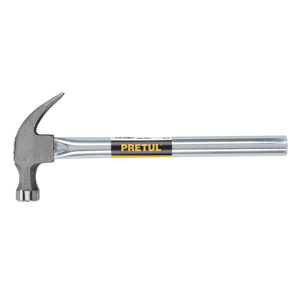 PRETUL MARTILLO MT-16P 16OZ DE UNA CURVA MGO TUBUL