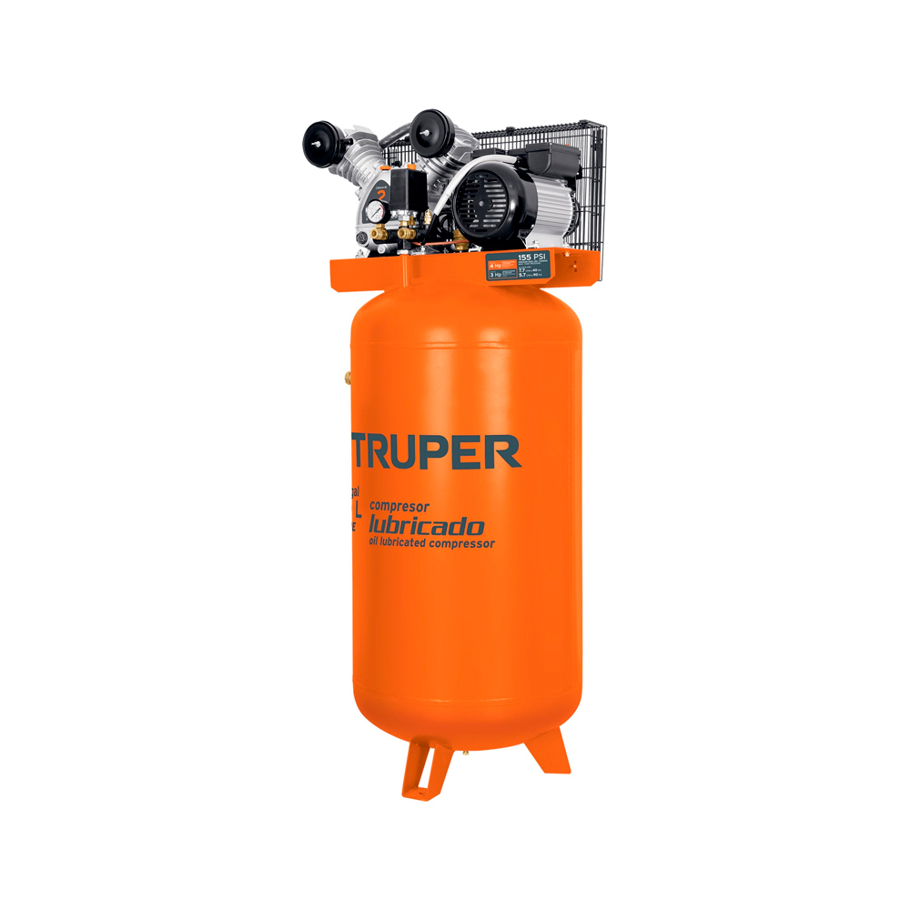 TRUPER COMPRESOR VERTICAL COMP-180LV180L LUBRICADO