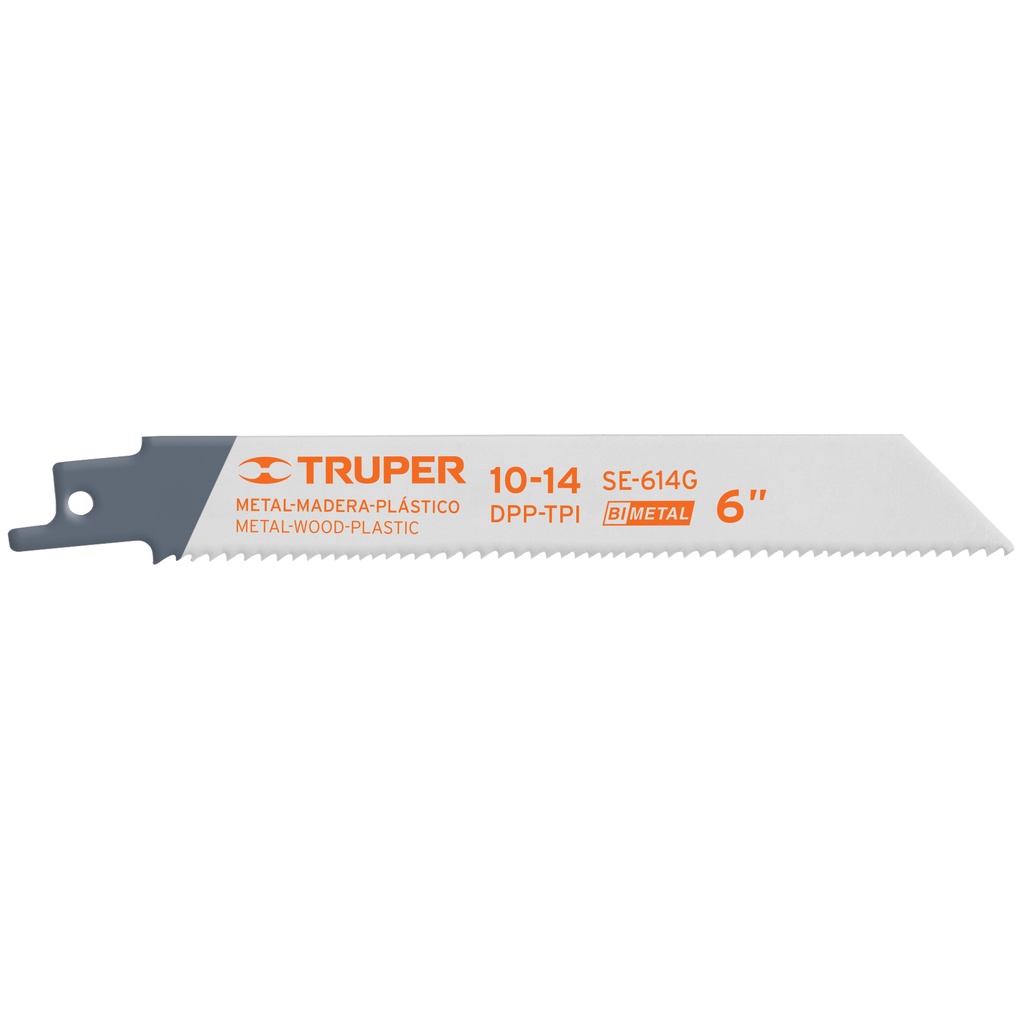 TRUPER SEGUETA SIERRA SAB SE-614G 6"10-14DPP RECTA USO G